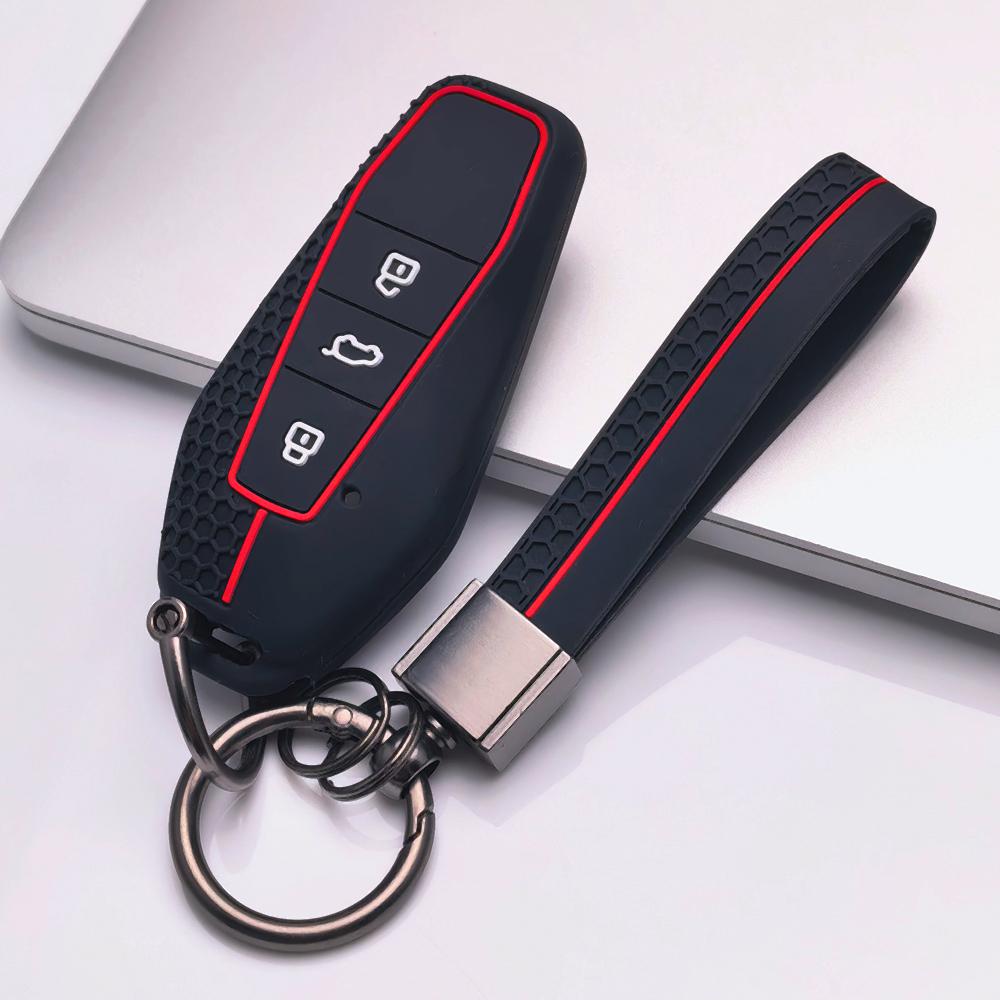 Copri Portachiavi per Chery GT iCAR Shuxiangjia EQ7 AIQAR EQ5 EQ3 con Portachiavi Superficie Antigraffio Struttura Antiurto Texture Morbida al Tatto