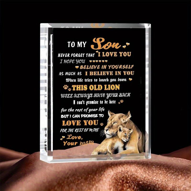 Meaningful Son's Gift: A Birthday Present from Mom and Dad, a Memento for the Son, an Inspirational Graduation Gift.