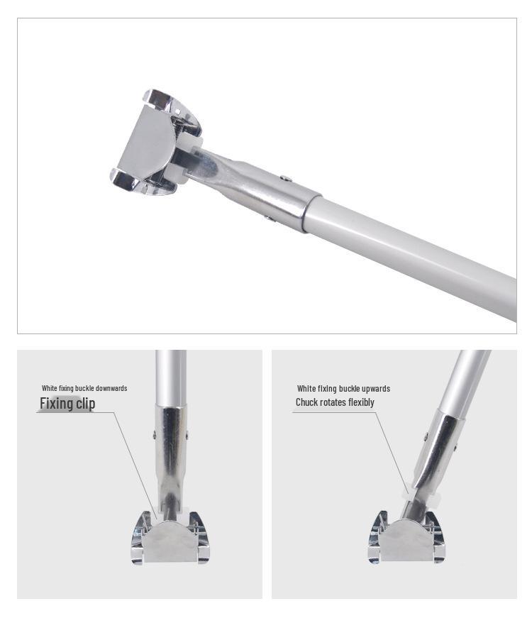Witte Wolk Aluminium Steel Katoengaren Stofmop