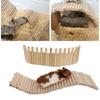Sturdy Wood Climbing Fence/ Ladder Toy Keep Your Pet Safe and Content in Habitat