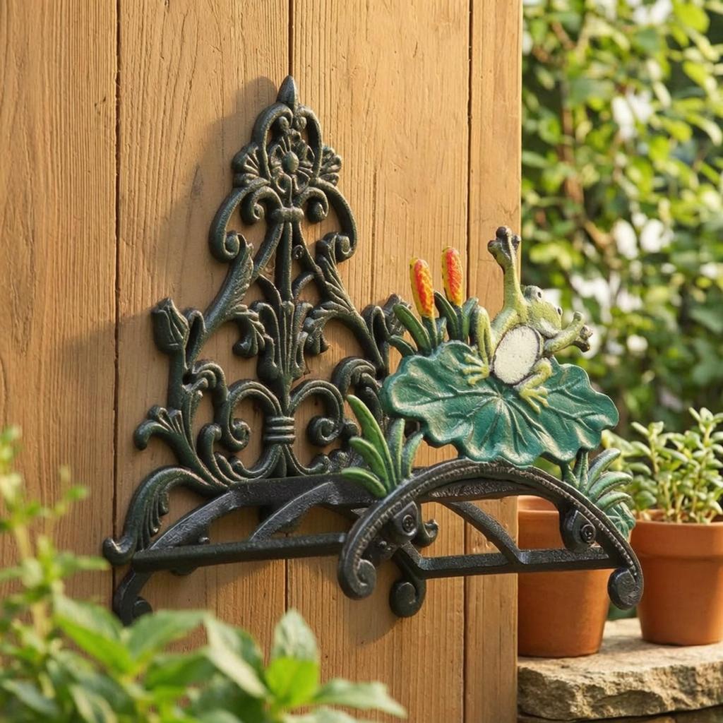 Gartenschlauchhalter mit dekorativem Frosch Robust für Hausbesitzer