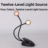 Flexible Gooseneck Design LED Clip on Reading Light Mini Desktop Table Lamp  Bedroom Reading