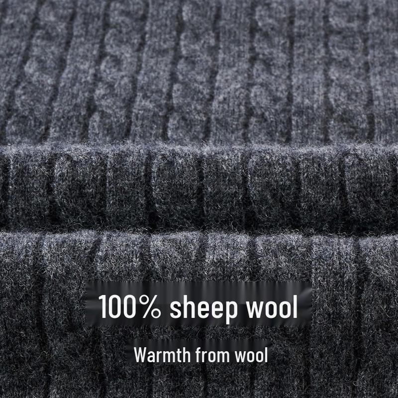 GIOVANNI VALENTINO Women's Beaded 100% Wool Crew Neck Sweater