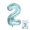 Jelly Blue Number Balloons 0-9 Birthday Wedding Party Decora for Adult Child Birthday Baby Shower Party DIY Photo 32inch Balloon