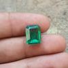 Certified Natural Zambian Green Emerald 5-10 Ct Emerald Cut Loose Gemstone