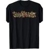 Herren Junglist Camo Graffiti DNB Drum N Bass T-Shirt Retro Camouflage Drum & Bass Musik Print Kurzarm Tee für EDM Events Ganzjahres