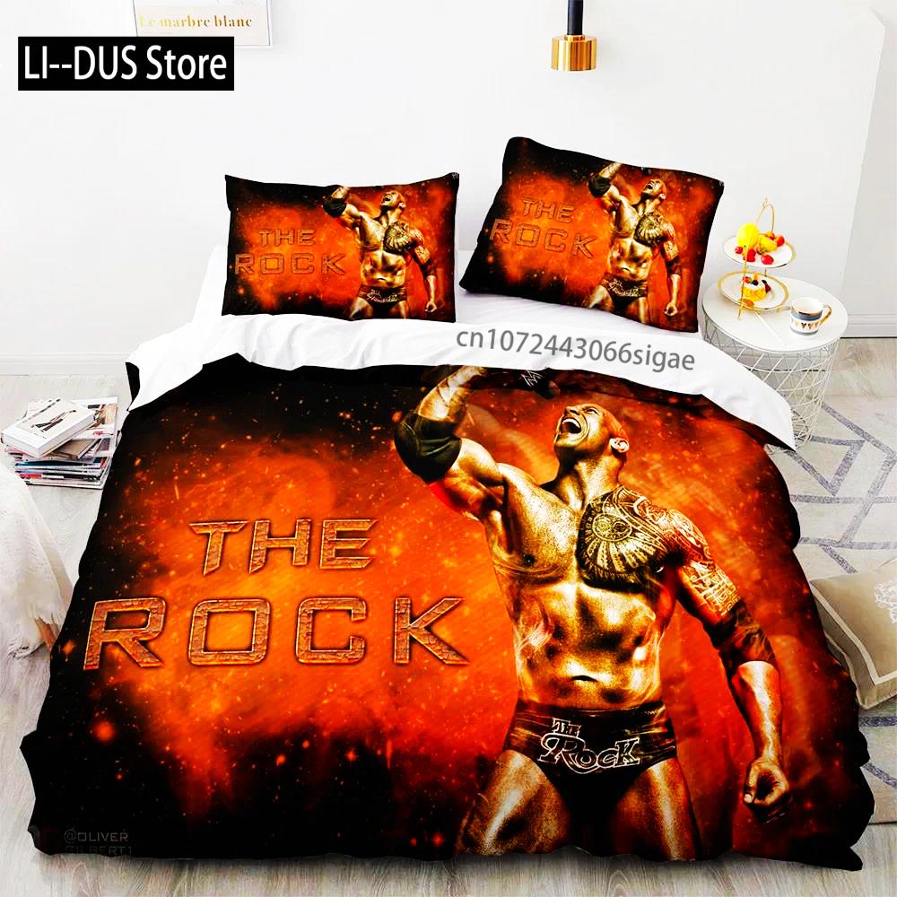 2025 WWE RAW Single Double Wrestling Bedding Set Queen King Size Duvet Cover For Boys Bedroom 3D Print Quilt Cover Pillowcase