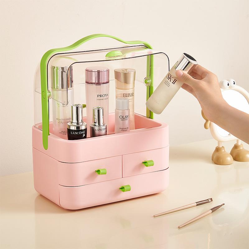 High-Capacity Skincare & Cosmetic Organizer for Vanity Table