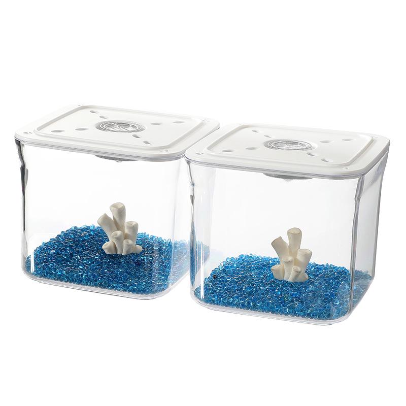 Creative Ultra White Square Betta Fish Tank for Home Decor