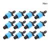 50Pcs Drip Tape Connector Irrigation Tubing Fittings Twist Locks 1/2" Barb for 5/8" Drip Tape Sprinkler Fits Garden Flower Beds