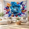 Manchester City Wall Tapestry, Soft Fabric Wall Hanging, Decorative Backdrop For Bedroom Home Wall Art