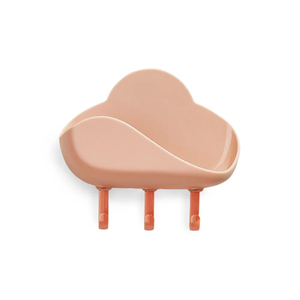 

Мыльница для ванной комнаты держатель для мыла бесплатный перфоратор облако крючок прочная вискоза кухонный настенный крючок сливная полка аксессуары для ванной комнаты красный