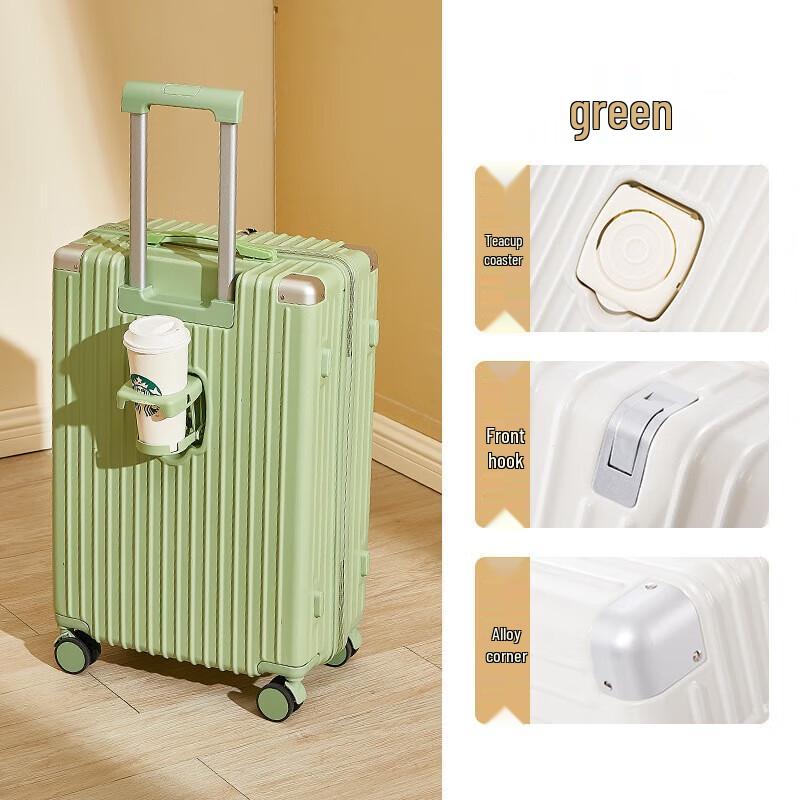 WEZHO Stylish Large Capacity Spinner Suitcase