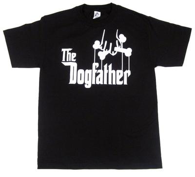 The DOGFATHER T-shirt Dog Owner Funny Adult Humor Godfather Parody Tee Men New Unisex T-Shirt