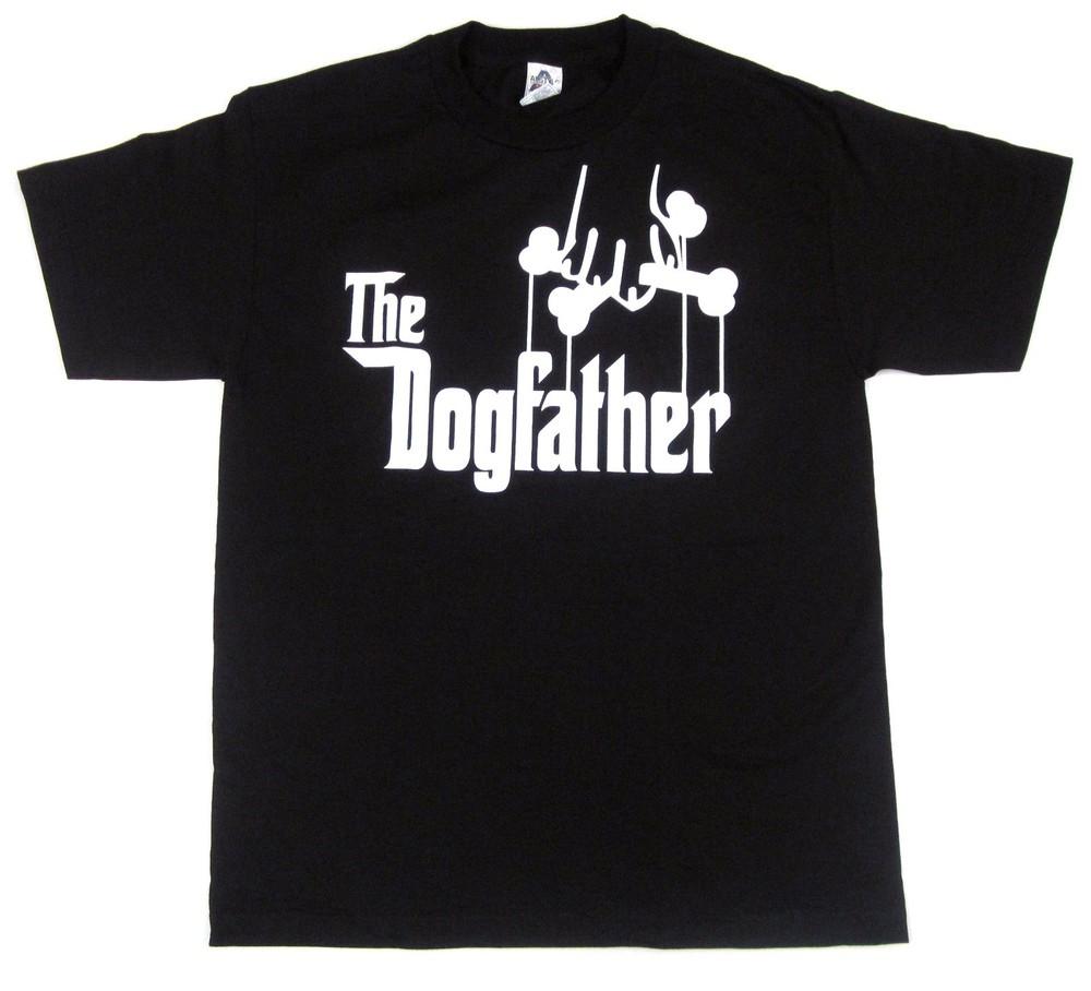 The DOGFATHER T-shirt Dog Owner Funny Adult Humor Godfather Parody Tee Men New Unisex T-Shirt XL