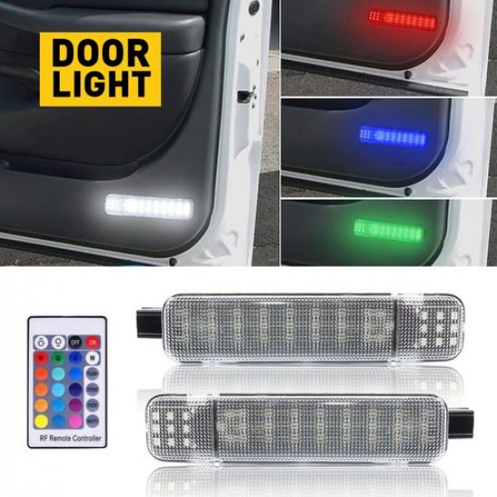 4PCS LED Door Courtesy Light For Chevy Silverado Suburban Tahoe GMC Sierra Yukon