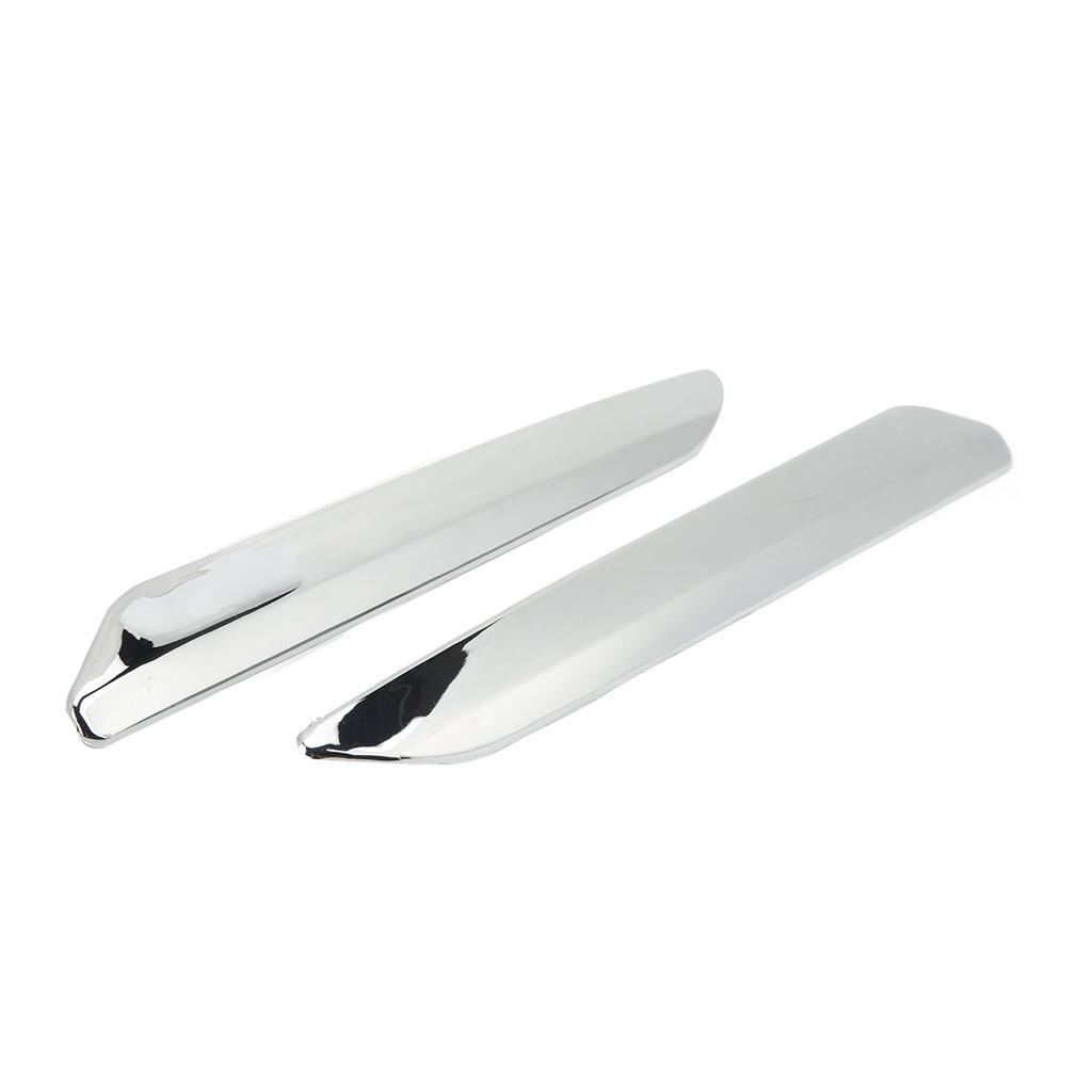 2pcs Front Bumper Strip Left Right Anti Scratch Chrome Silver Replacement for Citroen C5 X7 2007‑2015