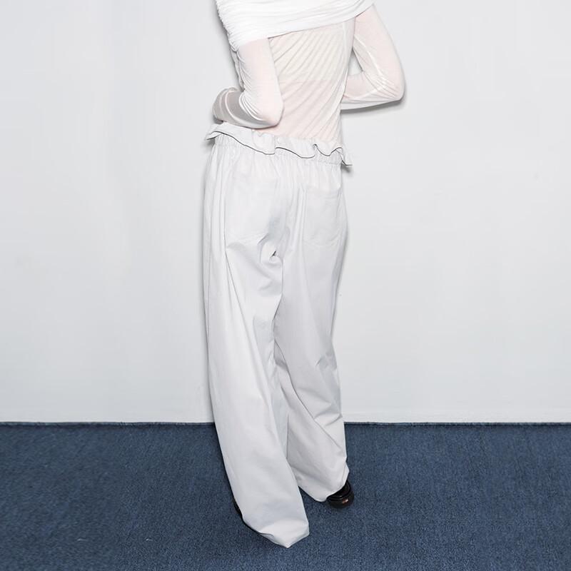 GREEN BELT Women's Low-Waist Wide-Leg Tulip Casual Pants