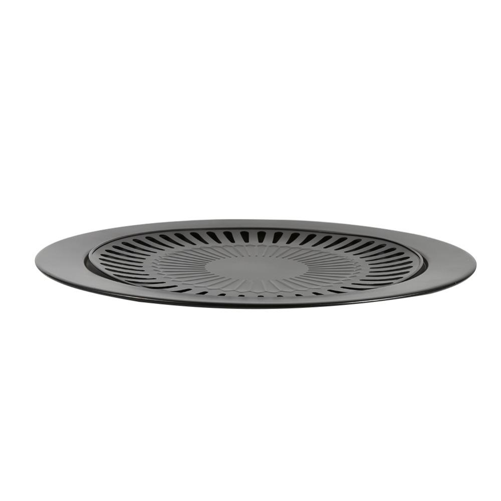Nonstick Barbecue Pan Iron Grill Rack Thick Korean BBQ Grill Pan  Tourist Picnic Camping