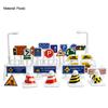56Pcs/Set Roadblock Model Multifunctional Adorable Plastic Road Traffic Sign Kit for Kids