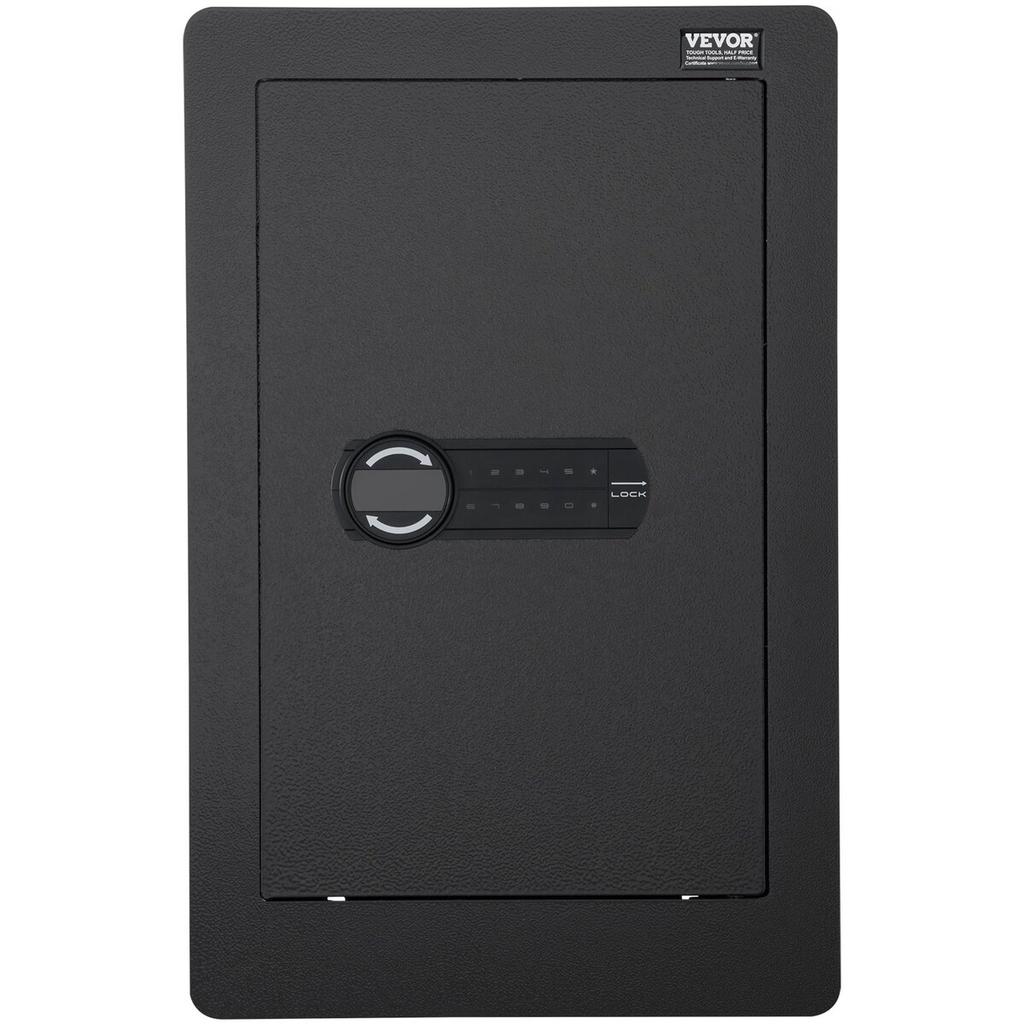 25,59" Hoher Wandtresor 3-stufiger versteckter Tresor mit Tastatur, Regalen und Schlüsselhaltern