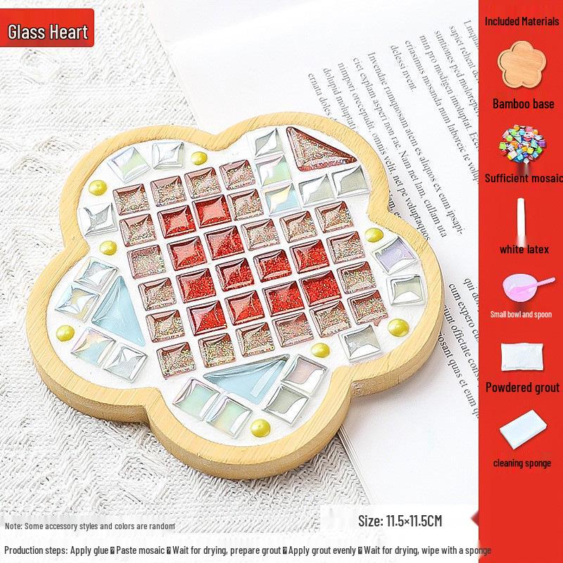 DIY Mosaic Coaster Kit for Kids: Creative Father's Day Craft