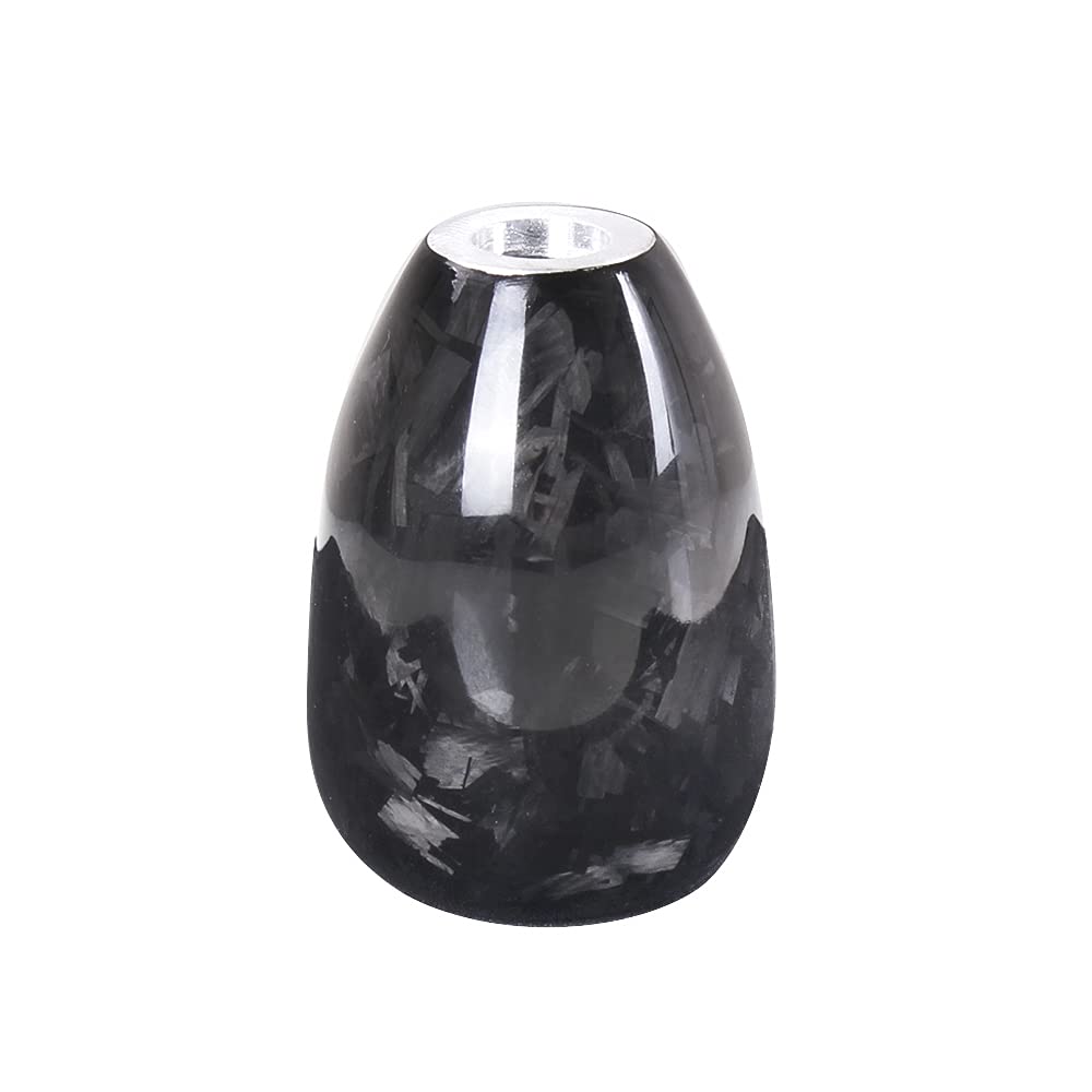 ZS Simple Aluminum Alloy Shift Knob with 3 Adapters for MT Cars, AT Cars,