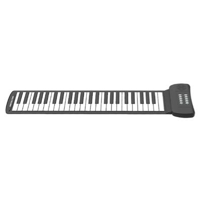 Piano Enrollable con Altavoz Incorporado 16 Tonos 6 Demos Soporta Grabación Sustain Toma de Auriculares Rollo de Mano Silencioso