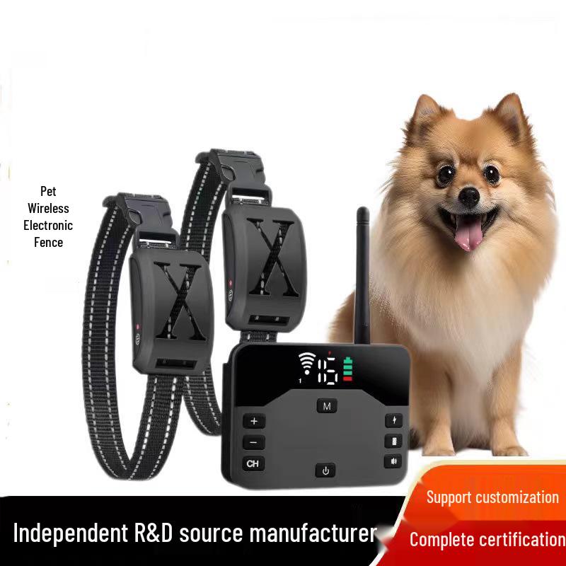 Rechargeable Waterproof Dog Training Collar with Bark Control & Remote