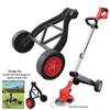 Rechargeable Lithium Battery Lawn Mower with Wheels - Compact Weeding Tool