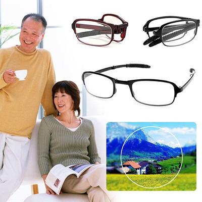 Ultralight Portable Bifocal Vision Care Eyewear with Case Reading Glasses Folding Eyeglasses