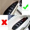 For Toyota Camry 2018- Carbon Fiber ABS Window Lift Switch Button Panel Trim