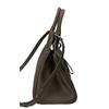 Salvatore Ferragamo DH-21 H159 THE STUDIO SMALL Calfskin Gancini Hardware 2WAY Handbag NEW OLIVEUsed