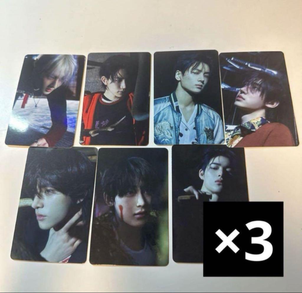 [USED] ENHYPEN DESIRE UNLEASH Tower Records Bonus 7-piece complete set x 3