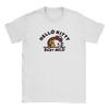 Camiseta de Algodón Informal Urbana para Niños y Niñas Coreana Moderna Hello Kitty Amigo Pareja Verano Y2K Divertida Camisetas Oversize Y2k Cuello Redondo Ropa Femenina de Ocio