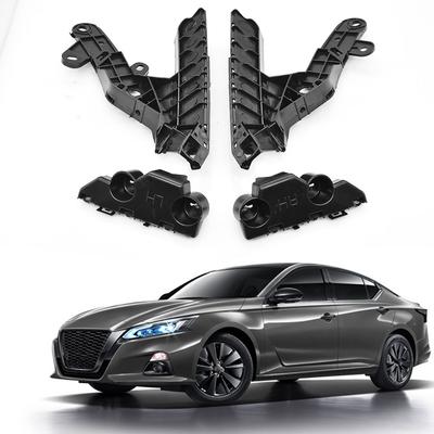 4Pcs Black Bumper Bracket Retainer For Nissan Altima 2013 2014 2015 Front Left & Right Mount Support Car Exterior Accessories
