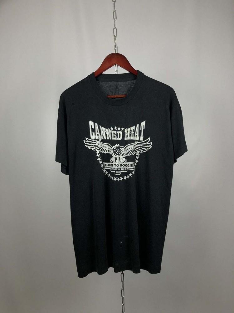 

Logo Canned Heat band Black Color T Shirt Gift For Friend KK1336 Unisex T-Shirt XL