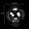 Clear Acrylic Christmas Ornament: Creative Hanging Ball for Holiday Decor or Preserved Flowers