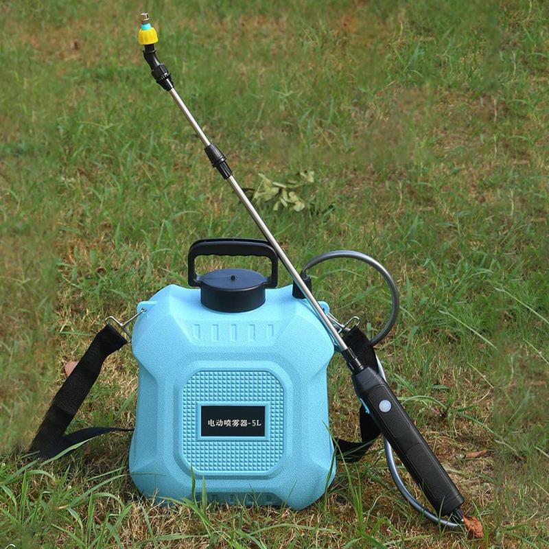 5/8L Electric Backpack Sprayer Pesticides Sprayer Rechargeable Automatic Sprayer Bottle For Garden Irrigation For Lawn
