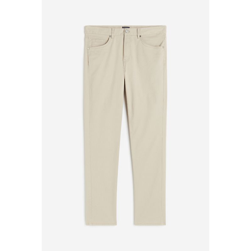 

HM Men s Casual Pants Fall Chino Minimalist British Slim-Fitting Pants 1074402 Light Beige 170/76A
