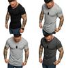Fashion Men's Casual Fit Short Sleeve Slim Muscle Bodybuilding T-shirt Tee Tops For Ultimate Comfort