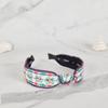 Lara Maia Green Flower Jacquard Hairband Knot Type White Green MAIAHB051 3306080