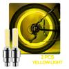 2Pcs Motorcycle Wheel Neon Light LED Motion Sensor Waterproof Decorative Light Car Bicycle Wheel Tire Nozzle Valve Cap Light