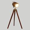 Spotlight Tripod Floor Lamp, Brass, Pack of 1