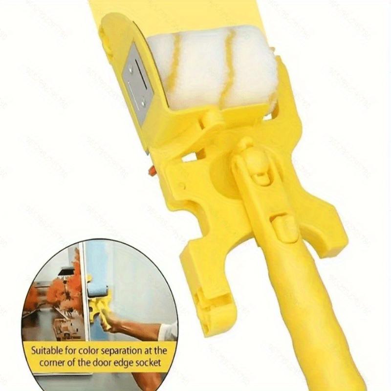 5 szt. Zestaw wałków do malowania z narzędziem do krawędziowania, Wielofunkcyjny zestaw do malowania narożników, Nieelektryczny plastikowy zestaw do dekoracji ścian DIY, Gładkie wykończenie