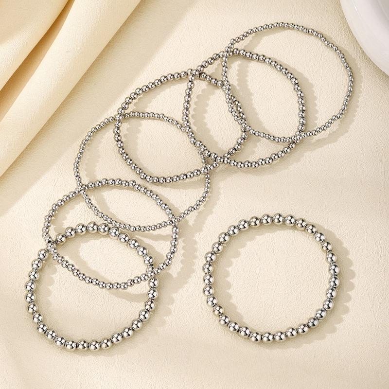 Multi-piece set, fashionable, simple and versatile, love pendant, bracelet, niche design sense, jewelry, personalized bracelet, women's tide