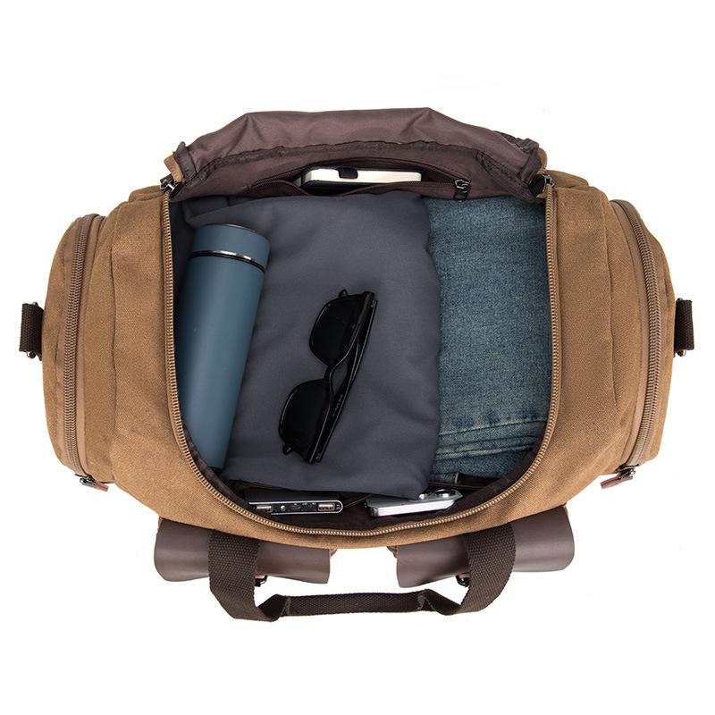 Waterproof Large Capacity Microfiber Canvas Crossbody Travel Bag