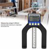 Electronic Digital Display Depth Gauge, Multifunctional Detachable 0-80mm Digital Display Woodworking Ruler Measuring Tool