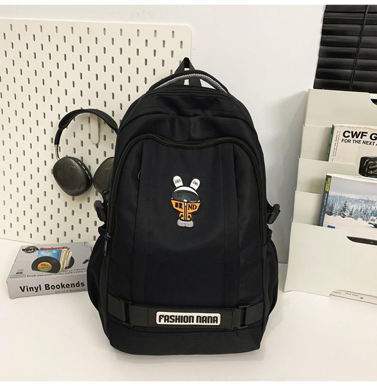 Fashion new fashion bag trendy cool cartoon couple casual backpack street versatile college student schoolbag