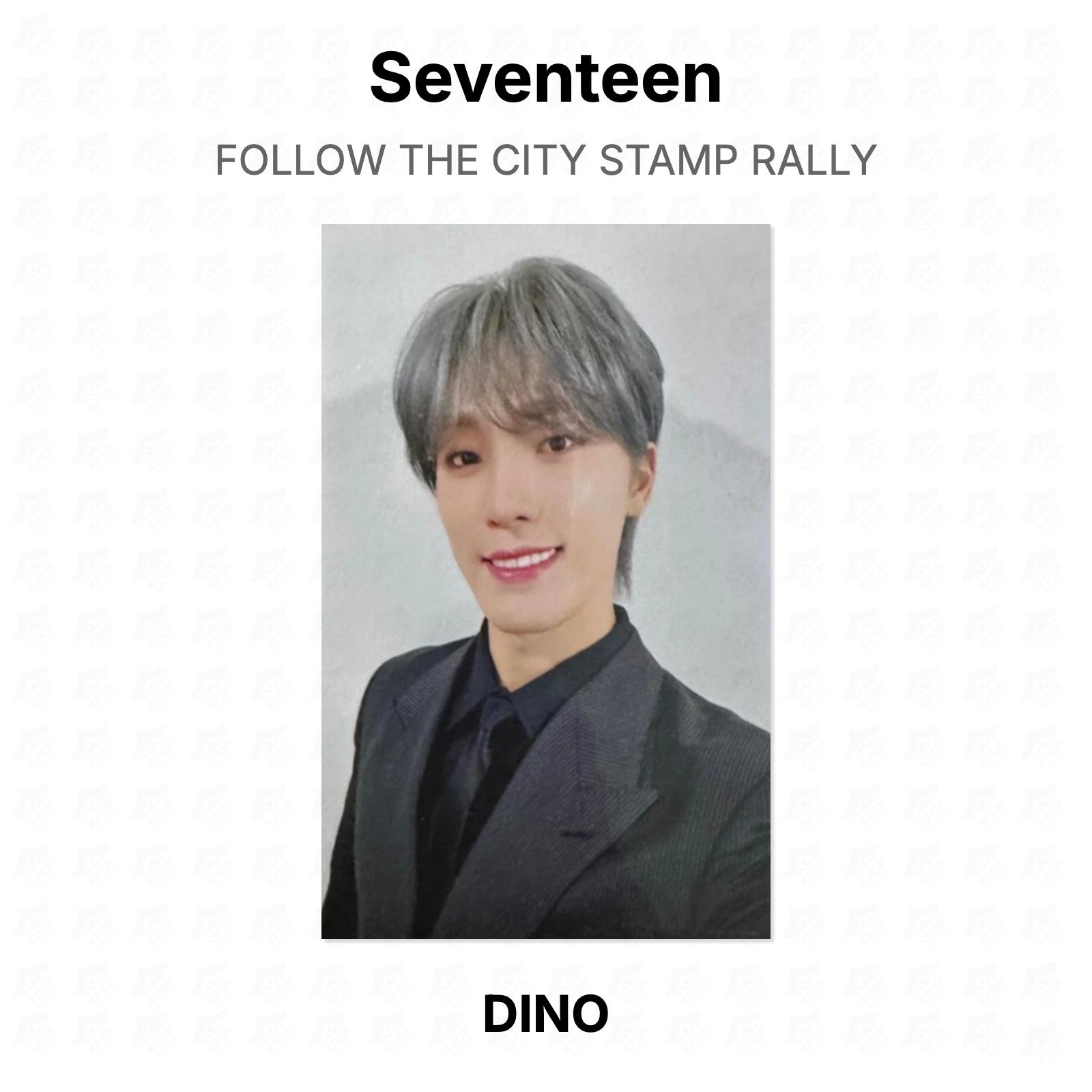 Seventeen FOLLOW THE CITY STAMP RALLY Official Photocard DINO